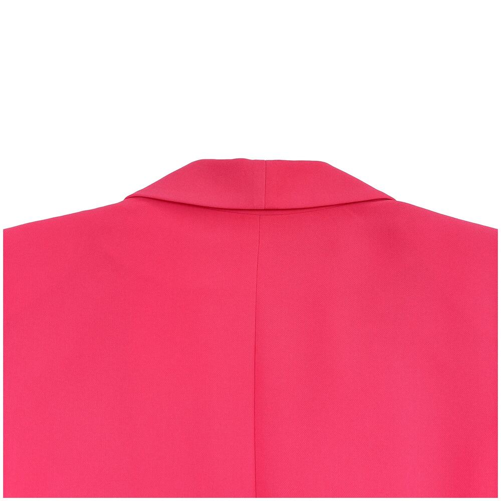 Liz Claiborne Hot Pink Blazer Womens 10 Career Barbie Workwear Bold Bright - Picture 7 of 8